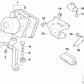 Sensor Support for BMW 3 Series E46 (OEM 34521165384). Genuine BMW.