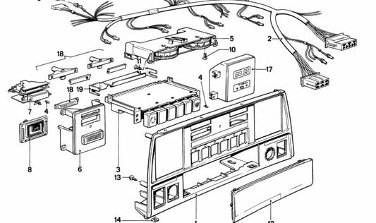 Termosensor para BMW E23 (OEM 64111368477). Original BMW