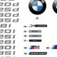 Emblema trasero "BMW" OEM 51147356336 para BMW Serie 4 (F32, F33, F36). Original BMW.