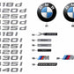 Emblema "Letras" 440i traseras para BMW F32, F33, F36. Original BMW.