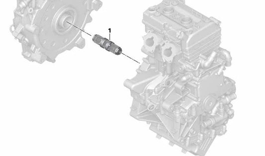 Eje dentado de torsión para BMW I01, I01N (OEM 11218550197). Original BMW