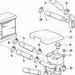 Manguera de agua de refrigeración OEM 64211383407 para BMW E31. Original BMW.