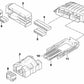 Conector de enchufe para BMW Serie 1 E81, E82, E87, E87N, E88, Serie 3 E90, E91, E92, E93, Serie 5 E60, E61, Serie 6 E63, E64, Serie 7 E65, E66, X3 E83, X6 E71, Z4 E85, E89 (OEM 12527521527). Original BMW