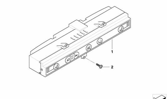 Centro de Control de la Consola Central para BMW Z4 E85, E86 (OEM 61317839176). Original BMW