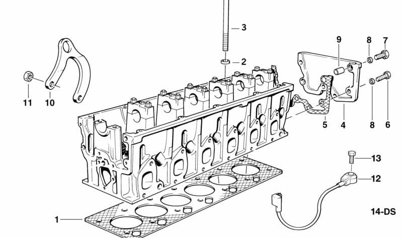 OEM 11127583116 Colata Set pour BMW E60, E61, E63, E64, E32, E38, E31. BMW d'origine.