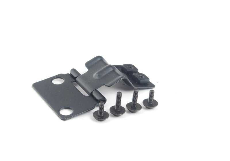 Storage box hinge set for BMW (OEM 51168399075). Original BMW