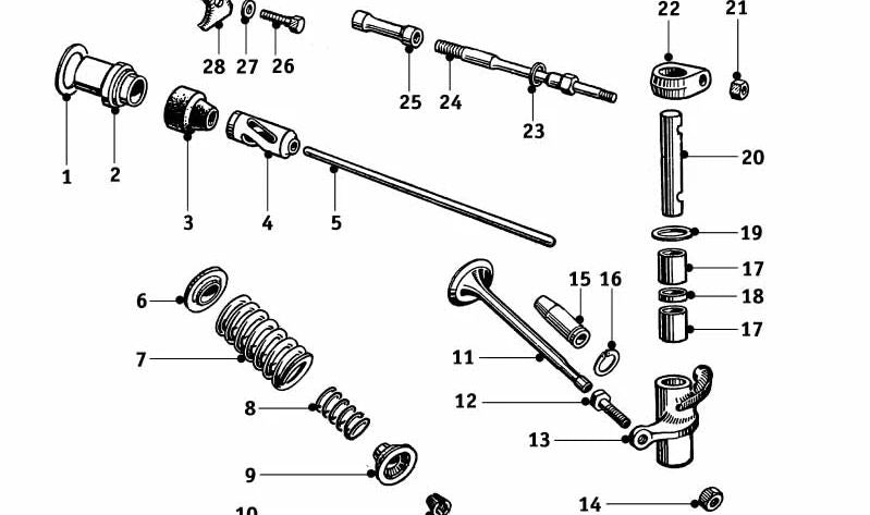 Válvula de admisión OEM 11340026101 para BMW E46, E60, E61, E63, E64, E65, E66, E67, E83, E85, E86, E87. Original BMW.