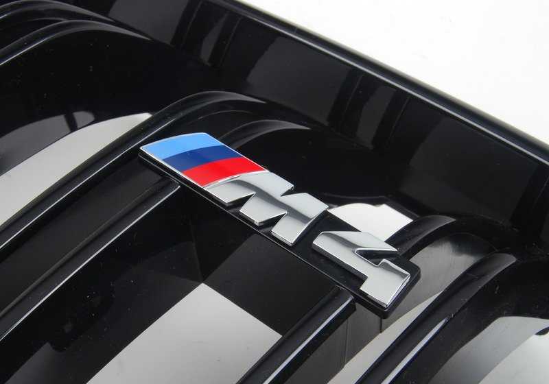 Rejilla Decorativa Frontal / Riñonera Negro Brillo M Performance Para Bmw F82 F83. Original