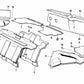 Protector de Montura de Panel Trasero Izquierdo para BMW E24 (OEM 51471935567). Original BMW