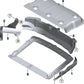 Aislamiento térmico lateral trasero izquierdo para BMW I12, I12N, I15 (OEM 51487333123). Original BMW