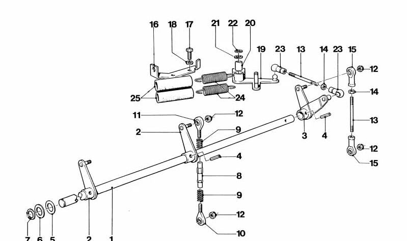 Distanciador para BMW E30, E28, E24 (OEM 07119932631). Original BMW.