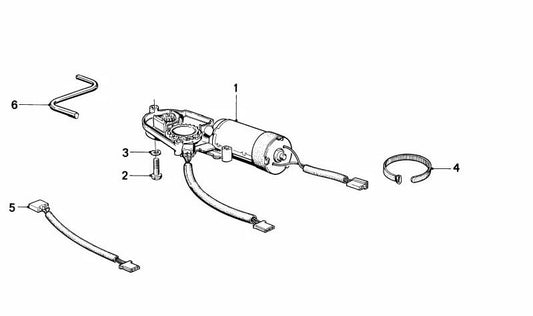 Microinterruptor para BMW E12, E28, E24, E23 (OEM 61319056544). Original BMW