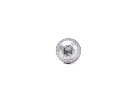 Lens screw for BMW 1 Series E82, E88, F20, F21, F40, F70; Series 2 F22, F44, F45, F46, G42, G87; 3 Series E46, E90, E91, E92, F30, F31, F34, F80, G20, G21, G28, G80, G81; Series 4 F32, F33, F36, F82, F83, G22, G23, G26, G82, G83; Series 5 E60, E61, F07