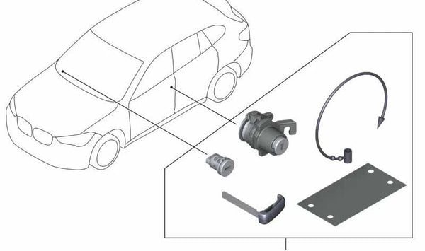 Igualación mecánica para BMW Serie 1 F52, Serie 2 F45, F46, X1 F48N, F49N, X2 F39 (OEM 51217479341). Original BMW