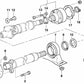 Cojinete intermedio para BMW E38 Serie 7 (OEM 26121227997). Original BMW