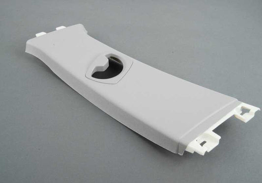 Upper Left B-Pillar Trim for BMW 3 Series E90, E90N, E91, E91N (OEM 51437124785). Original BMW.