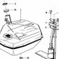Bomba de espuma del depósito de combustible OEM 16141154686 para BMW E28. Original BMW.