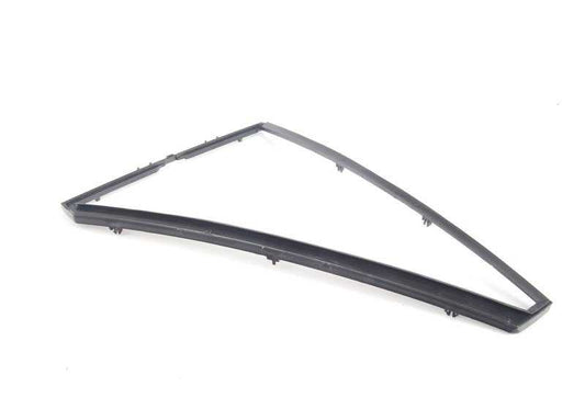 Soporte para cristal lateral fijo izquierdo para BMW X5 E53 (OEM 51348402575). Original BMW.