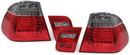 Pilotos Traseros De Led Con Canbus Homologados Para Bmw E46 Berlina 1998-08/2001 Pre Rojo/ahumado