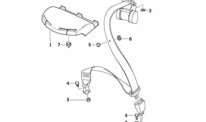 Cubierta Central Beige para BMW Serie 3 E36 (OEM 51718173206). Original BMW