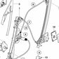 Elevalunas Eléctrico Frontal Derecho para BMW Z4 E85, E86 (OEM 51337198910). Original BMW