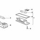 Junta de luz trasera OEM 63261354034 para BMW E30, E12, E28, E24, E23, Z1. Original BMW.