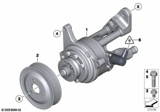 Hydraulikpumpe für BMW 5er F10, F11 (OEM 32416850591). Original BMW