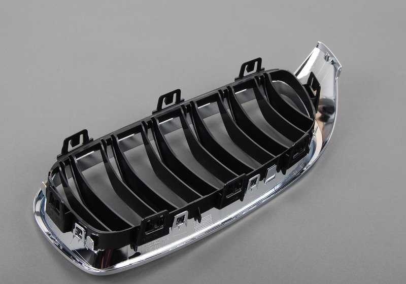 Rejilla decorativa delantera derecha para BMW F80, F82, F83 (OEM 51138054332). Original BMW