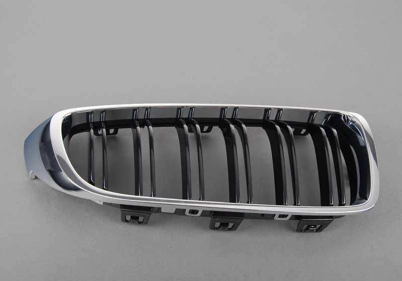 Rejilla decorativa delantera derecha para BMW F80, F82, F83 (OEM 51138054332). Original BMW