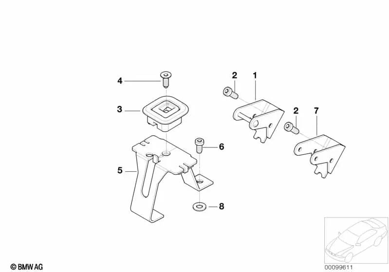 Arandela para BMW Serie 3 E21, E30, E46, Serie 5 E12, E28, E34, E39, Serie 6 E24, Serie 7 E23, E32, E38, E65, E66, Serie 8 E31, X5 E53, Z4 E85, E86 (OEM 07147201571). Original BMW