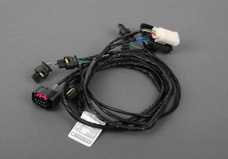 Cableado para paragolpes delantero OEM 61129326025 para BMW F30, F31, F34, F32, F33. Original BMW.