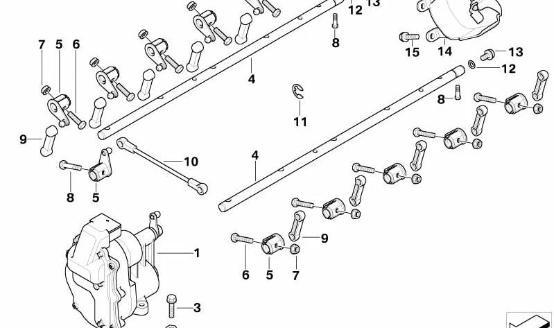 Motor passend für BMW 5er E60, E61N 6er E63, E64 (OEM 13627834494). Original BMW