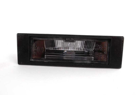 License plate light for BMW 1 Series E81, E87, 6 Series E63, E64, Z4 E85, E86 (OEM 63267165735). Genuine BMW.