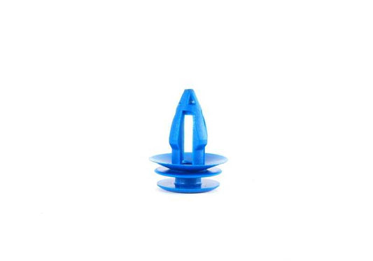 Clip azul para BMW E88, F23, E93, F32, F82, G23, G83, F07, F12, G32, F91, G14, I01, F25, F26, E70, F57, R52, R55, R57 (OEM 07147129317). Original BMW