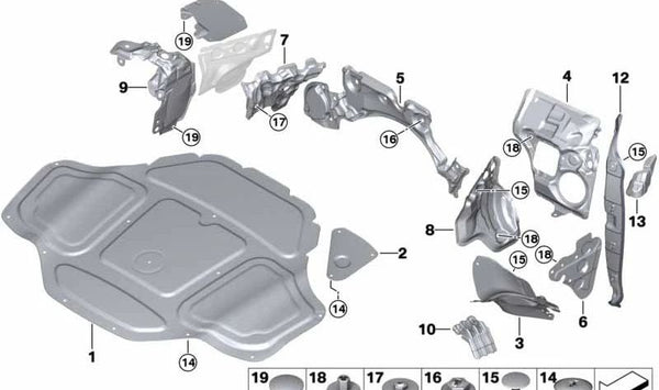 Sellado Pilar A Derecho OEM 51767330658 para BMW G11, G12. Original BMW.