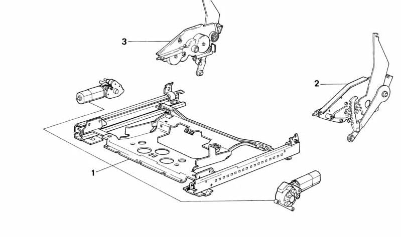 Transmisión derecha para BMW E34, E32 (OEM 52101964178). Original BMW