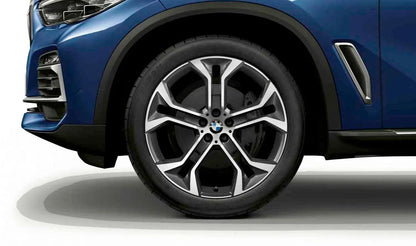 Y-Type Alloy Wheel 744 for BMW X5 G05, G05N, G18, G18N, X6 G06 (OEM 36116883762). Original BMW