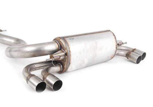 Rear silencer for BMW 1 Series E82 (OEM 18107845402). Original BMW