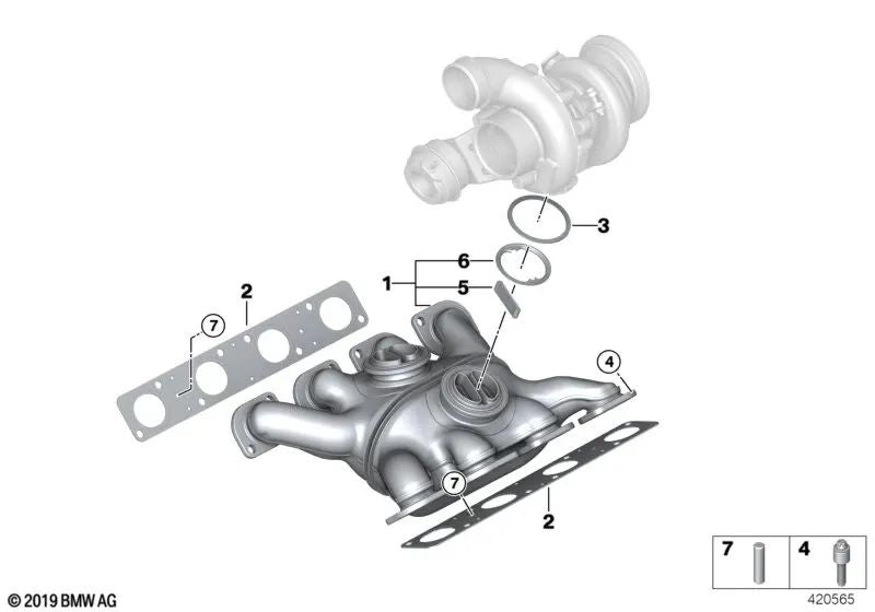 Wire bracket for BMW E70, E71 (OEM 11627589107). Original BMW