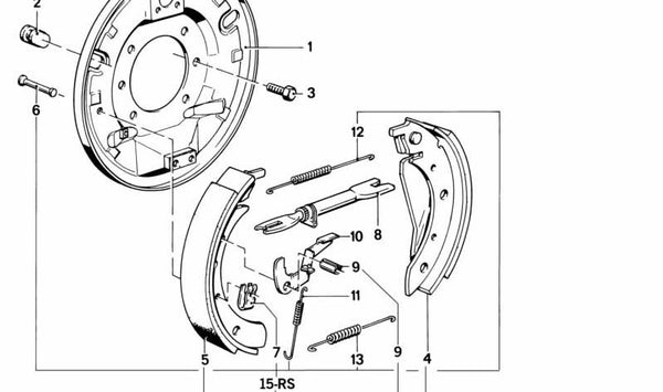 Tapón para BMW Serie 5 E28, E34 (OEM 34211150886). Original BMW.