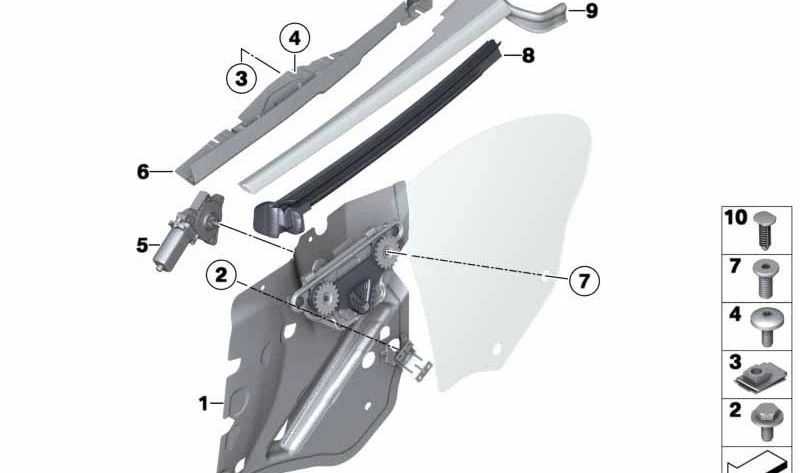 Cubierta de conducto interior derecha para BMW Serie 6 F12, F12N (OEM 51377221304). Original BMW