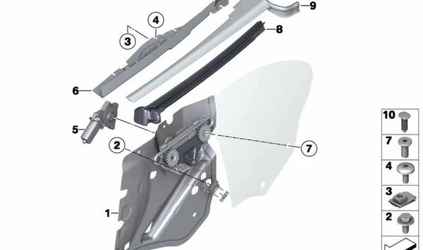 Cubierta de conducto interior derecha para BMW Serie 6 F12, F12N (OEM 51377221304). Original BMW