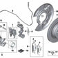 Asbestos-free brake pad set for BMW 2 Series F22N, F23N, 3 Series F34N (OEM 34206873094). Original BMW