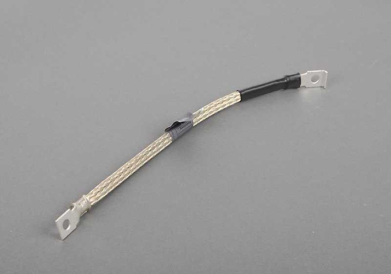 Cable masa de batería OEM 12427798076 para BMW E60, E61, E63, E64. Original BMW.