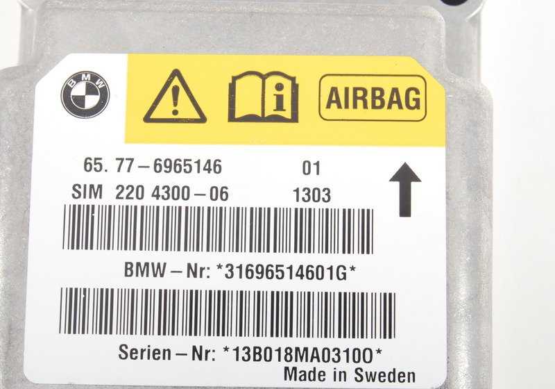 Módulo de control airbag OEM 65776965146 para BMW Z4 (E85). Original BMW.