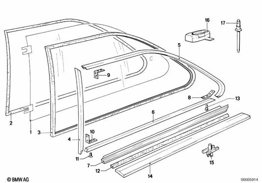 Ángulo de Conexión para BMW Serie 3 E21 (OEM 51361826887). Original BMW