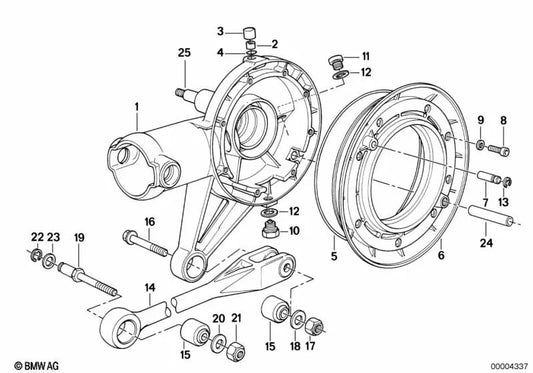 Sechskantschraube für BMW E46, F30, F80 (OEM 07119901180). Original BMW.