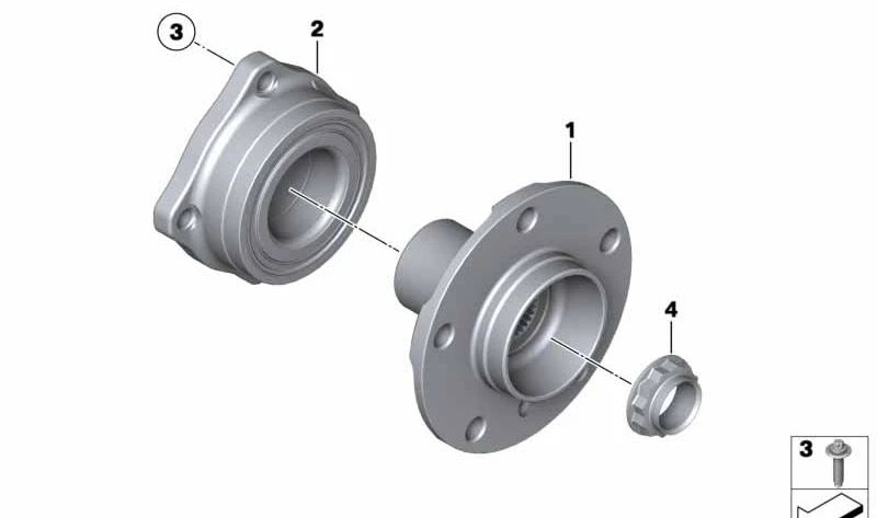 Brida de transmisión OEM 33416765071 para BMW E60, E61. Original BMW.