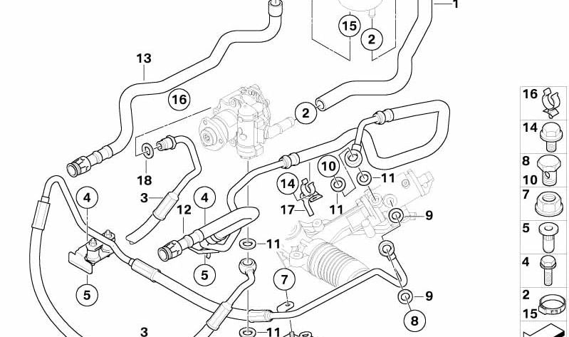 Soporte de consola OEM 32416761541 para BMW E60, E61, E63, E64. Original BMW