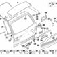 Muelles de Gas para Portón Trasero para BMW E83, E83N (OEM 51243414711). Original BMW